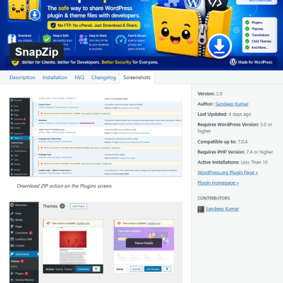 snapzip banner live